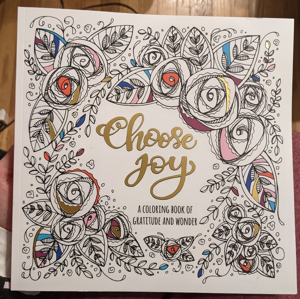 New Unused Coloring Book, Choose Joy
